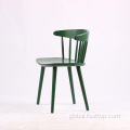 Dinner Room Chairs Simple design wood dining chair in painting Supplier
